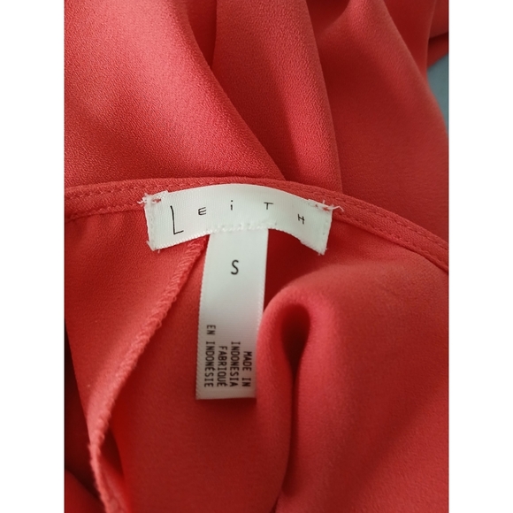 LEITH Split Back Salmon Pink Dress S - Picture 5 of 5